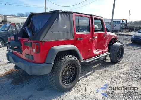 2010 Jeep Wrangler Unlimited Sport z USA, uszkodzony, nr VIN 1J4BA3H11AL101448